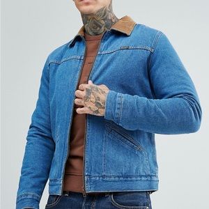 Wrangler Sherpa Denim Jacket size M